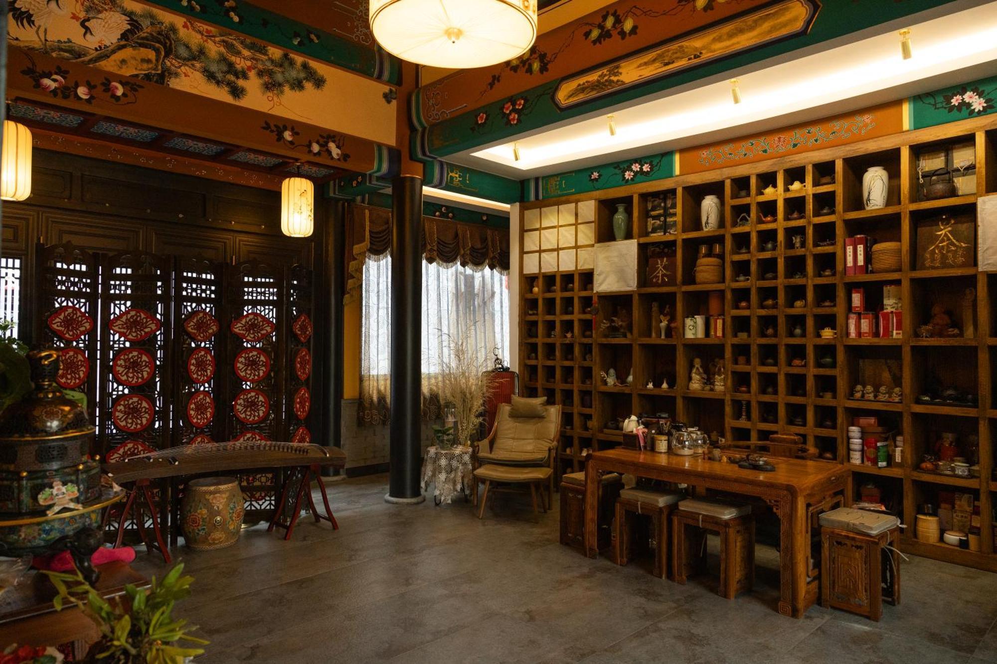 Datong Yunzhong Traditional Courtyard Buitenkant foto