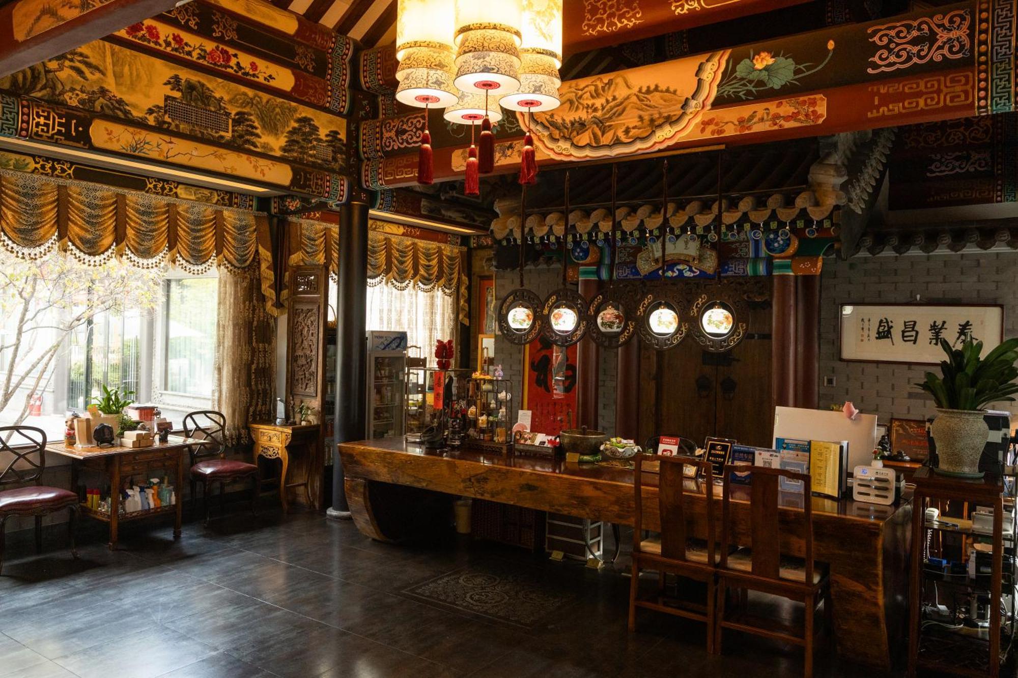 Datong Yunzhong Traditional Courtyard Buitenkant foto