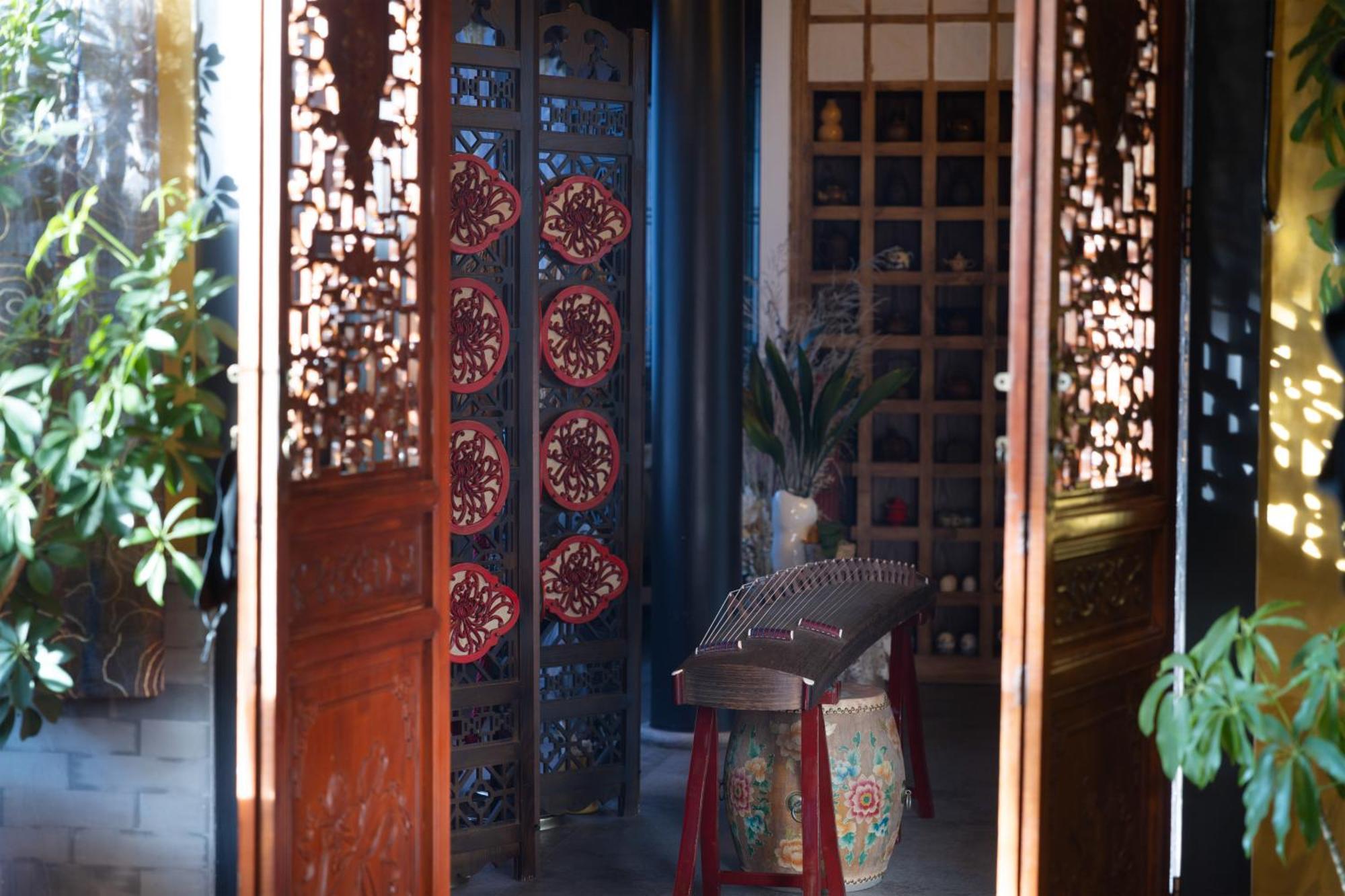 Datong Yunzhong Traditional Courtyard Buitenkant foto