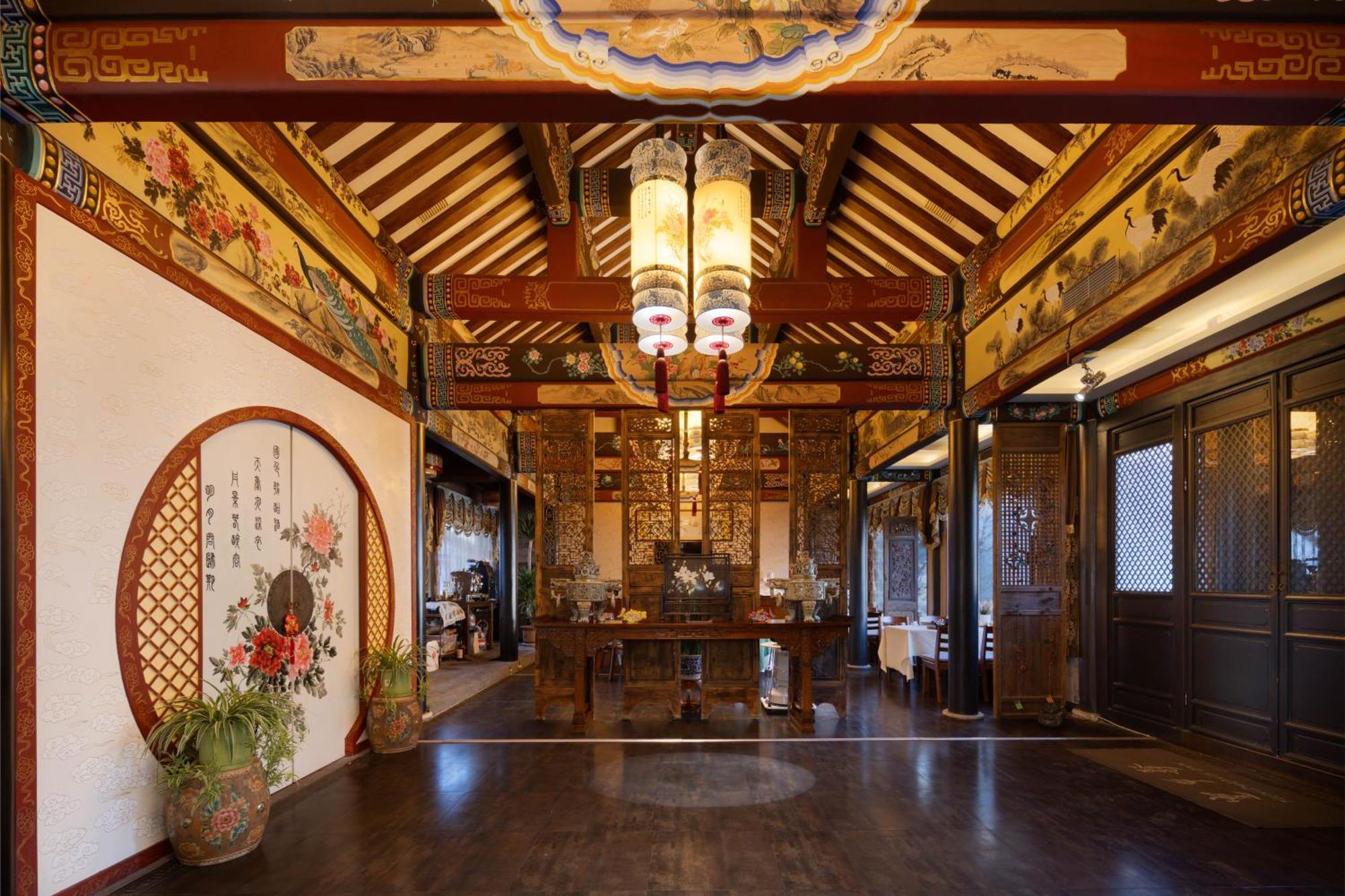 Datong Yunzhong Traditional Courtyard Buitenkant foto
