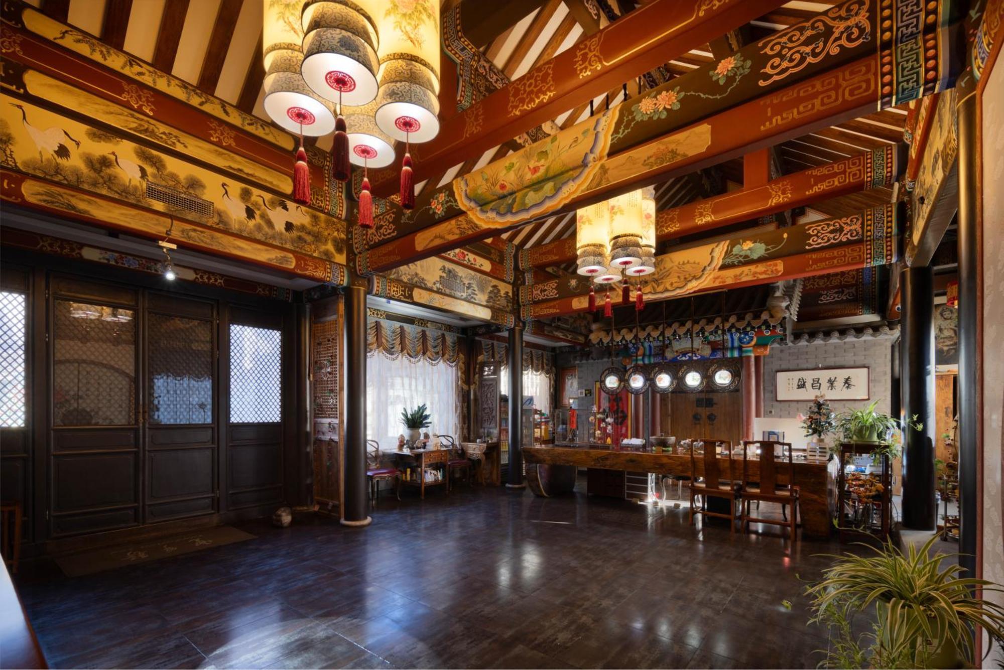 Datong Yunzhong Traditional Courtyard Buitenkant foto