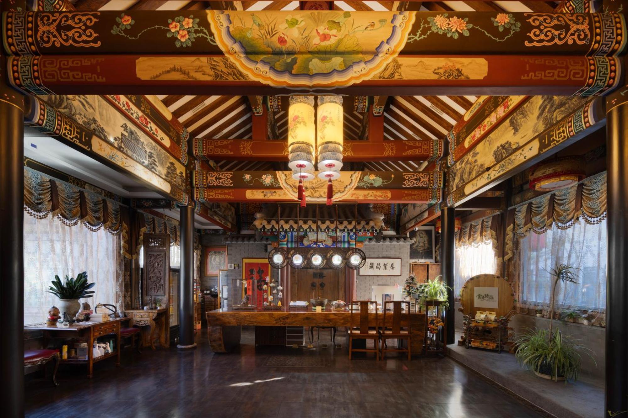 Datong Yunzhong Traditional Courtyard Buitenkant foto